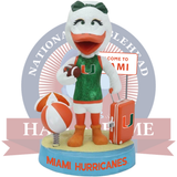 Miami Hurricanes Gertrude "Gigi" the Ibis Welcome to Miami Bobblehead (Presale)