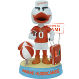 Miami Hurricanes Sebastian the Ibis Welcome to Miami Bobblehead (Presale)