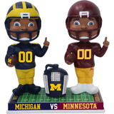 Michigan vs. Minnesota Football Rivalry Bobblehead