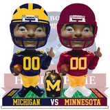 Michigan vs. Minnesota Football Rivalry Bobblehead (Presale)