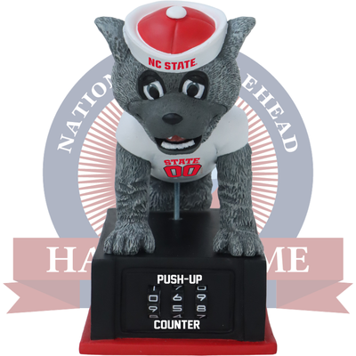 Mr. Wuf NC State Wolfpack Mascot Push-Up Counter Bobblehead