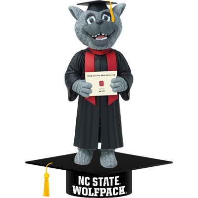 Mr. Wuf NC State Wolfpack Mascot Graduation Bobblehead (Presale ...