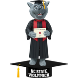 Mr. Wuf NC State Wolfpack Mascot Graduation Bobblehead (Presale)