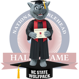 Mr. Wuf NC State Wolfpack Mascot Graduation Bobblehead (Presale)