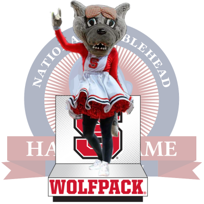 Ms. Wuf North Carolina State Wolfpack Mascot Bobblehead (Presale)