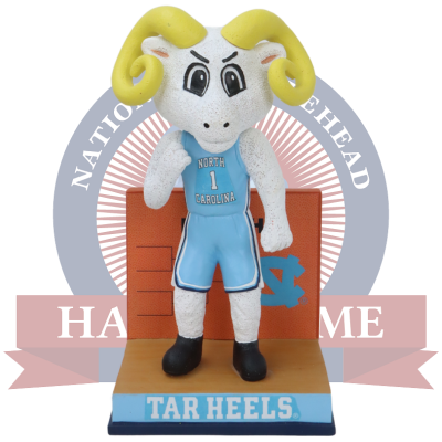 North Carolina Tar Heels Basketball Rameses Dancing in March Bobblehead (Presale)