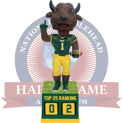 North Dakota State Bison Football Top 25 Ranking Tracker Bobblehead (Presale)