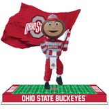 Brutus Buckeye Ohio State Buckeyes Flag Bobblehead (Presale)