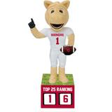 Oklahoma Sooners Football Top 25 Ranking Tracker Bobbleheads (Presale)