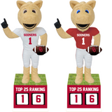 Oklahoma Sooners Football Top 25 Ranking Tracker Bobbleheads (Presale)