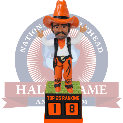 Oklahoma State Cowboys Football Top 25 Ranking Tracker Bobblehead (Presale)