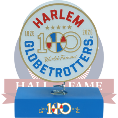 Harlem Globetrotters 100th Anniversary Bobble Logo (Presale)