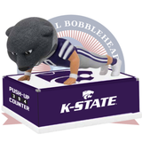 Willie the Wildcat Kansas State Wildcats Push Up Counter Bobblehead (Presale)