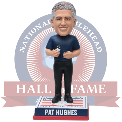 Pat Hughes Baseball Hall of Fame Bobblehead