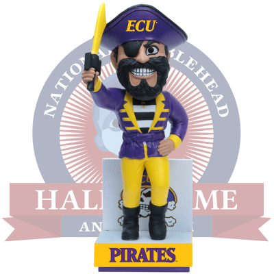 PeeDee the Pirate East Carolina Pirates Mascot Bobblehead