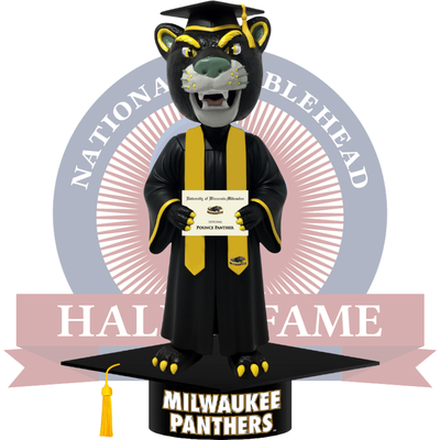 Pounce Panther Milwaukee Panthers Mascot Graduation Bobblehead (Presale)