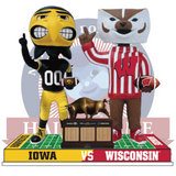 Iowa vs. Wisconsin Football Rivalry Bobblehead (Presale)