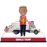 Donald Trump Garbage Truck Bobblehead (Presale)