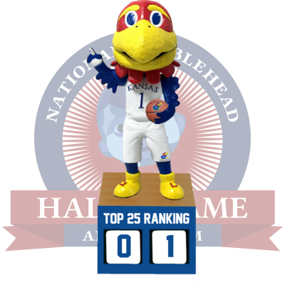 Kansas Jayhawks Basketball Top 25 Ranking Tracker Bobblehead (Presale)