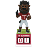 Hoosier the Bison Indiana Hoosiers Football Top 25 Ranking Tracker Bobblehead (Presale)