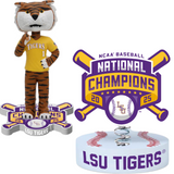 LSU Tigers 2025 Men's College World Series National Champions Bobbleheads (Presale)