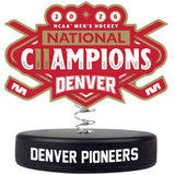 Denver Pioneers 2026 NCAA Men's Ice Hockey National Champions Bobble Logo (Presale)