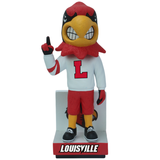 Louie the Cardinal Louisville Cardinals Mascot Football Bobblehead