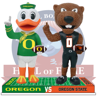 Oregon vs. Oregon State Football Rivalry Bobblehead (Presale)