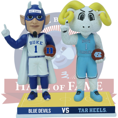 Duke vs. North Carolina Basketball Rivalry Bobblehead (Presale)