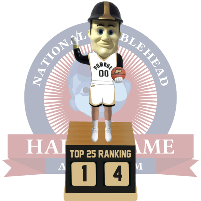 Purdue Boilermakers Basketball Top 25 Ranking Tracker Bobblehead (Presale)