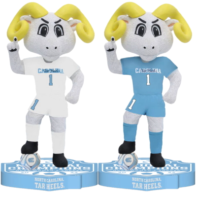 Rameses North Carolina Tar Heels Mascot 2024 Women's Soccer National Champions Bobbleheads (Presale)