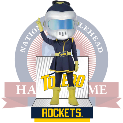Rocksy the Rockette Toledo Rockets Mascot Bobblehead (Presale)