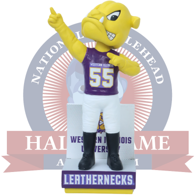 Rocky the Bulldog Western Illinois Leathernecks Mascot Bobblehead (Pre ...