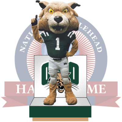 Rufus the Bobcat Ohio Bobcats Mascot Bobblehead (Presale)