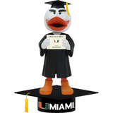 Sebastian the Ibis Miami Hurricanes Mascot Graduation Bobblehead (Presale)