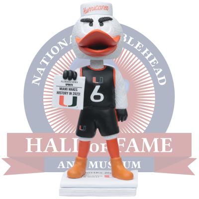 Sebastian the Ibis Miami Hurricanes 2023 Commemorative Season Bobblehead