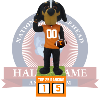 Tennessee Volunteers Football Top 25 Ranking Tracker Bobblehead