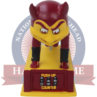 Sparky the Sun Devil Arizona State Sun Devils Mascot Push-Up Counter Bobblehead (Presale)