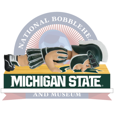 Sparty Michigan State Spartans Mascot Kissing the Court Bobblehead (Presale)