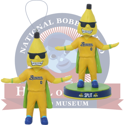 Split Savannah Bananas Mascot Mini Bobbleheads