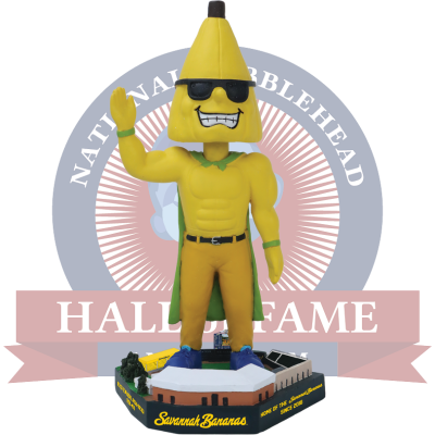 Split Savannah Bananas Mascot in Historic Grayson Stadium Bobblehead