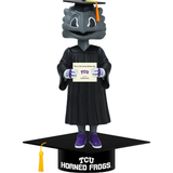 SuperFrog TCU Horned Frogs Mascot Graduation Bobblehead (Presale)