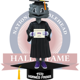 SuperFrog TCU Horned Frogs Mascot Graduation Bobblehead (Presale)