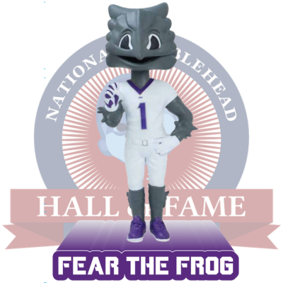 TCU Horned Frogs "Fear the Frog" Bobblehead (Presale)