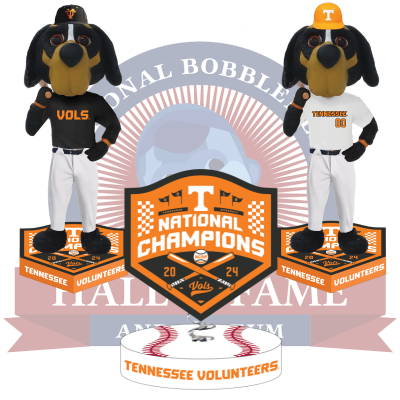 Tennessee Volunteers 2024 Men's College World Series National Champions Bobbleheads (Presale)
