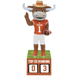 Texas Longhorns Football Top 25 Ranking Tracker Bobblehead (Presale)