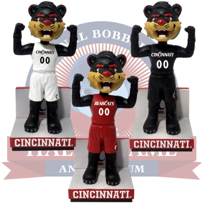 The Bearcat Cincinnati Bearcats Mascot Bobbleheads – National ...