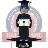 The Blue Devil Duke Blue Devils Mascot Graduation Bobblehead (Presale)