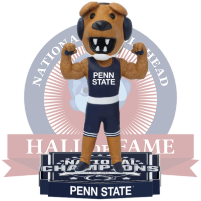 The Nittany Lion Penn State Nittany Lions Mascot 2026 NCAA Wrestling National Champions Bobblehead (Presale)
