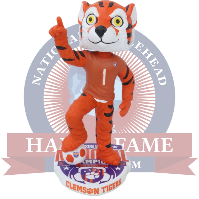 The Tiger Clemson Tigers Mascot 2023 Men's Soccer National Champions Bobblehead (Presale)